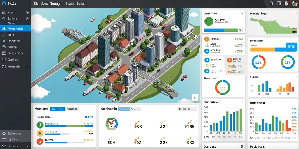 ocatoto - Screenshot menampilkan pemandangan indah dari level baru.